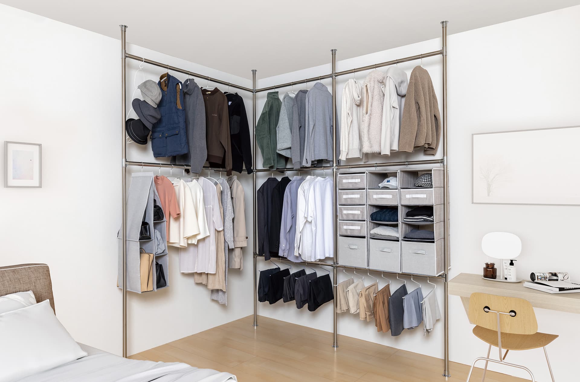 パイプシステム収納 | パイプ単品・ジョイントパーツ | 収納なら南海