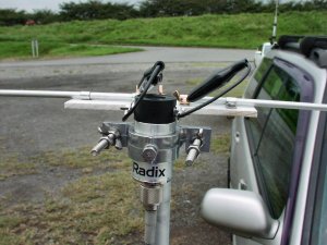 50MHz移動用ロータリーダイポール