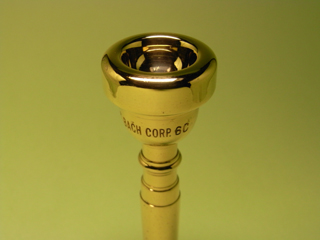 バック（スモールレター） ヴィンテージTpマウスピース 6C GP