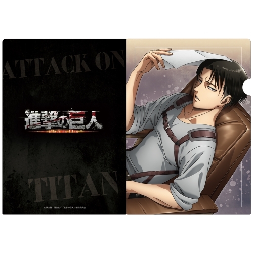 進撃の巨人 クリアファイル L [リヴァイ] グッズ - Neowing