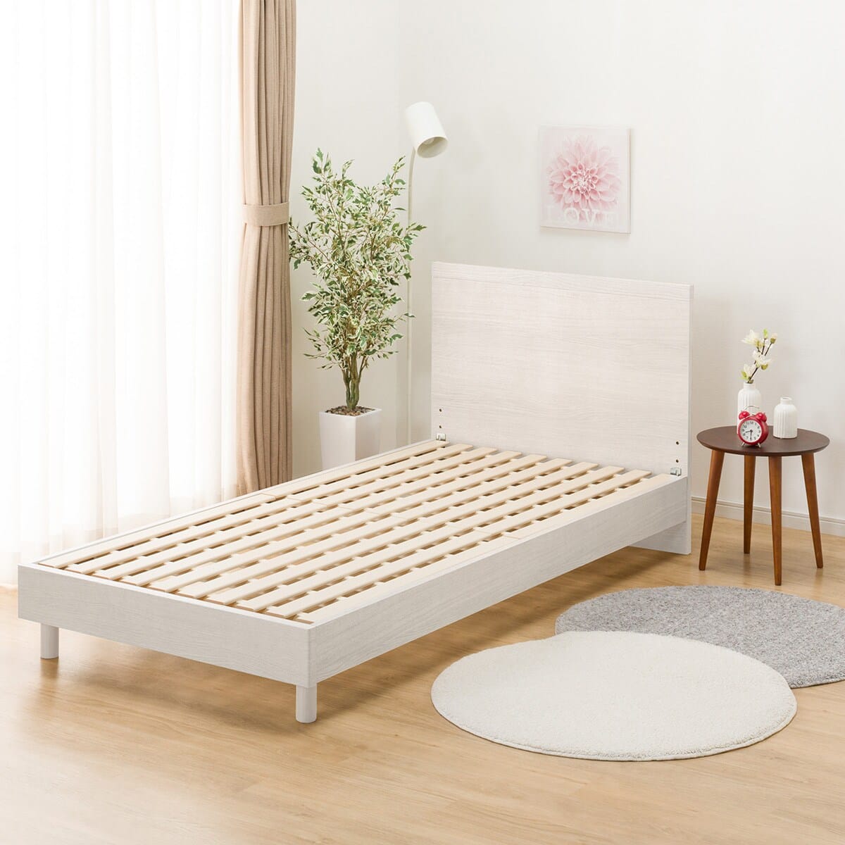 シングルベッドフレーム(NS-001 LEG/LOW すのこ WW) | ニトリネット