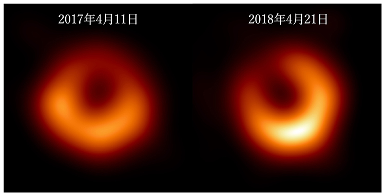 初撮影から1年後のM87ブラックホールの姿 | 研究成果 | ニュース