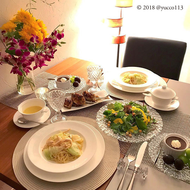 白いブランド食器｜28cmプレート｜EXQUISITE｜ニッコー公式オンライン