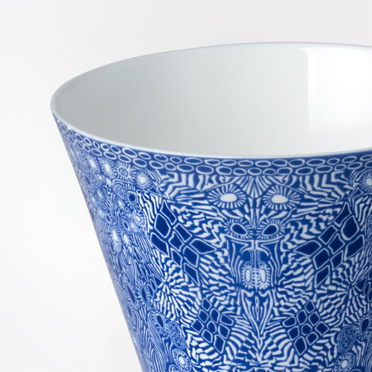 nikko食器｜Dorothy Feibleman｜GEOMETRIC 兼用碗皿 (ブルー)｜CLOVER