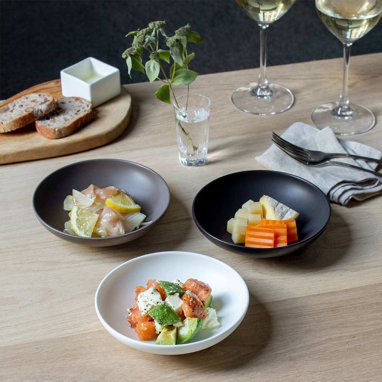 nikko食器｜晩酌皿 (14cmボール・スノー)｜ボール｜ニッコー公式