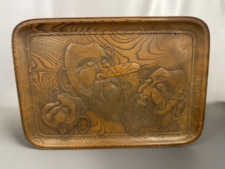 木彫盆 訪問にてお買取りさせて頂きました ｜日興堂