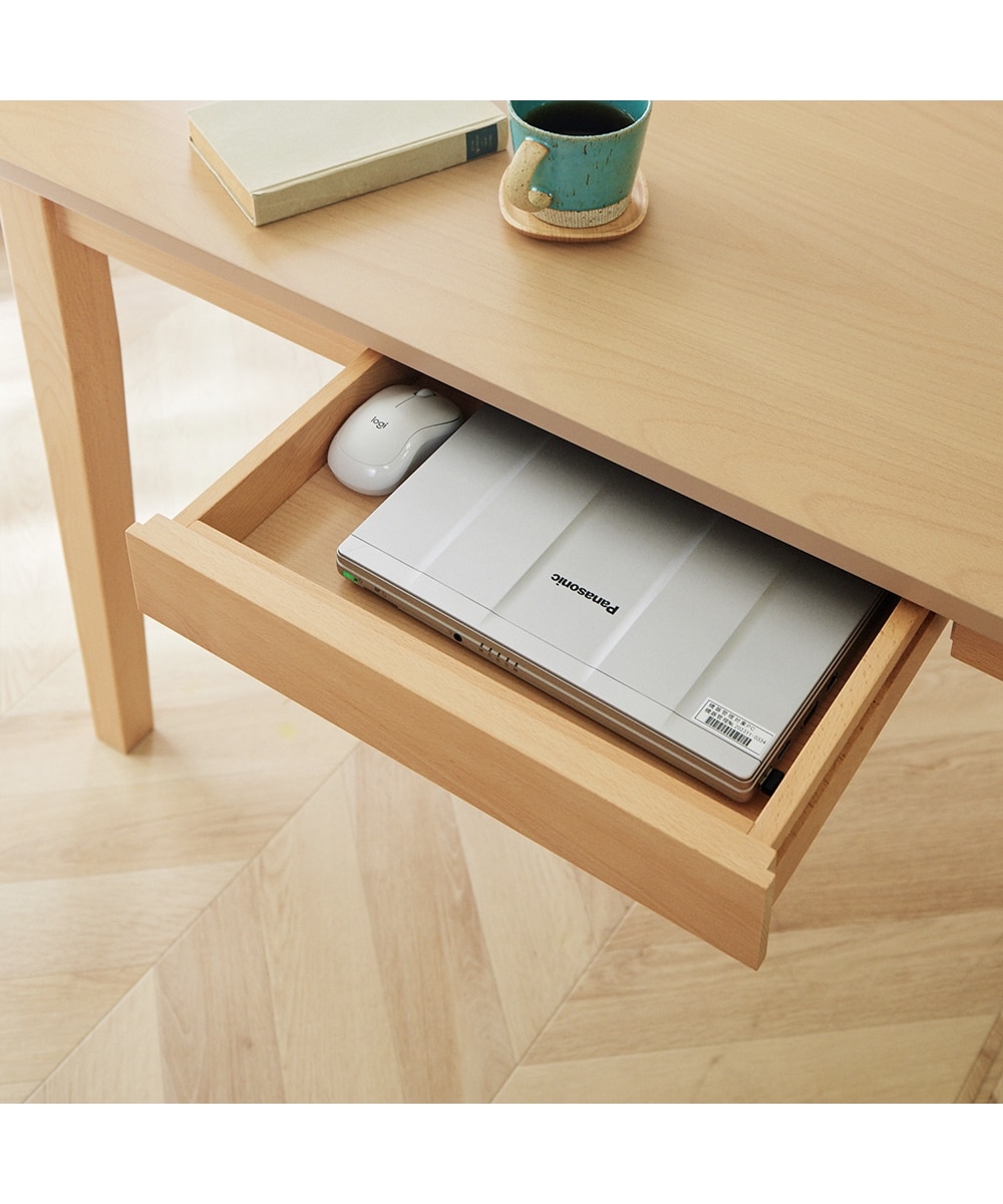 天然木ビーチ材 引き出し付きダイニングテーブル 北欧ナチュラル 通販