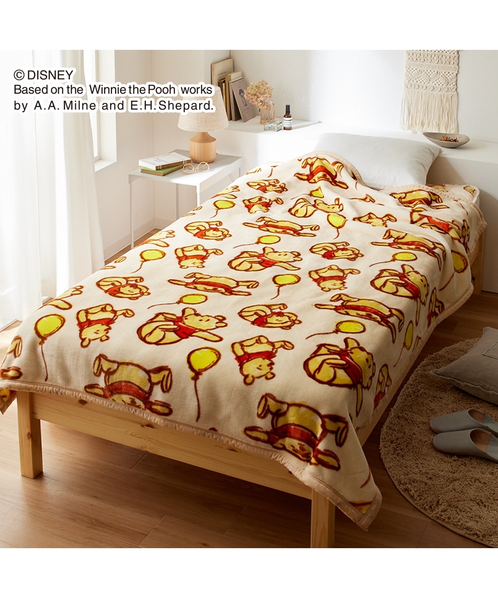 ディズニー/くまのプーさん 軽くてあったか毛布 通販【ニッセン】