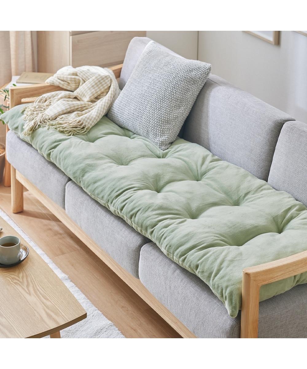 洗える吸湿発熱ソファーマット｜ウォームコア 通販【ニッセン】