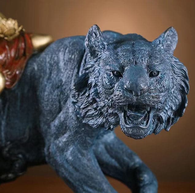 銅製仏像 弁財天 七福神 弁才天 虎 置物 裸体弁天 座像 – 念珊閣仏像