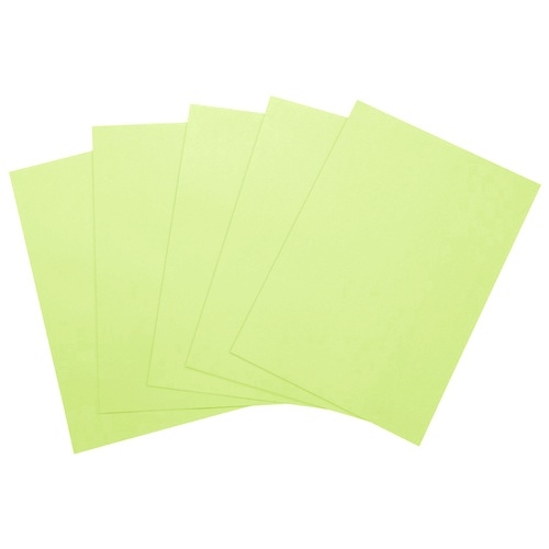 スマートオフィス】マルチカラー紙CW-620C A4 うぐいす500枚 大王製紙