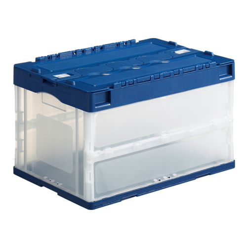 スマートオフィス】オリタタミコンテナ JTC-50F-NV 50L蓋付