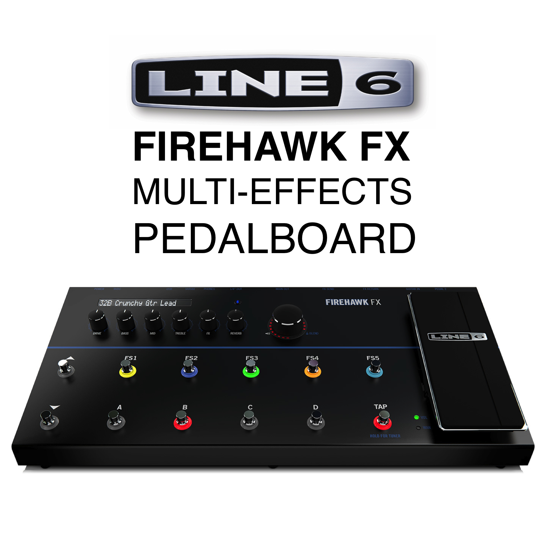 Line 6 Announce Firehawk FX Multi-Effects Pedalboard - Sound