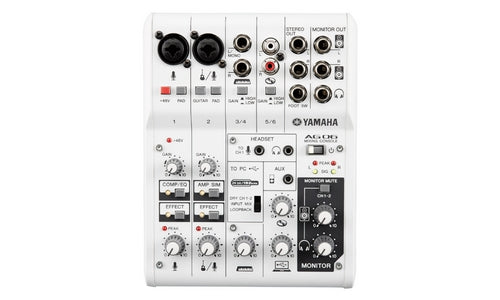 Yamaha AG06 MK2 Mixing Console USB Audio Interface – Sound Alchemy