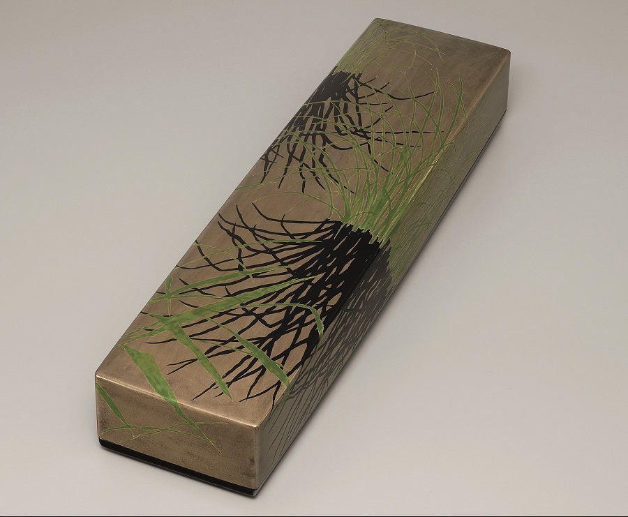 ✨美品✨ 大角弘明作 輪島塗 飾り皿 蝶 共箱入 漆器 伝統工芸 大角弘明