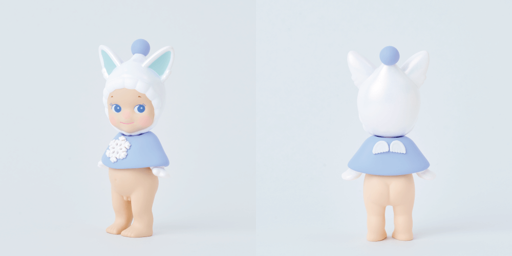 粉雪が舞う幻想的なソニーエンジェルの冬景色「Sonny Angel mini