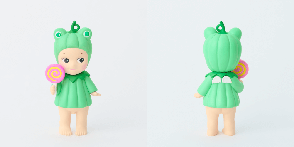 カラフルポップなカボチャのコスチュームに身を包んだSonny Angelが