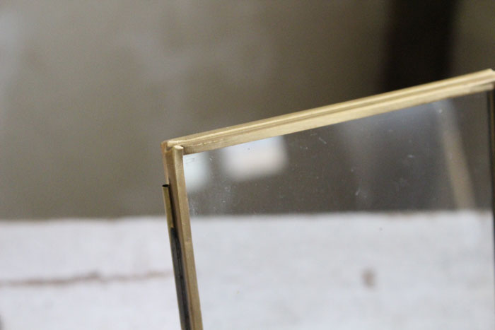 かわいいブラスフォトフレーム・シンプルM おしゃれなインテリア雑貨屋