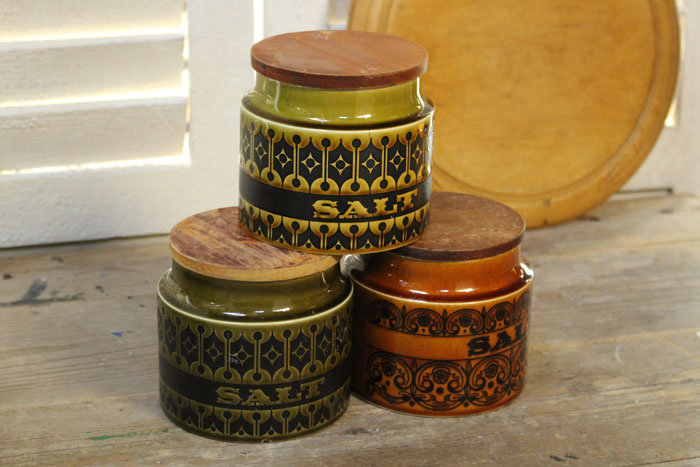 ヴィンテージHORNSEAショートキャニスターSALT | 雑貨とアンティークの