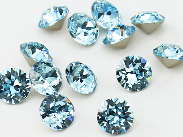 スワロフスキーチャトン アクアマリン-#1028 4-ラインストーン