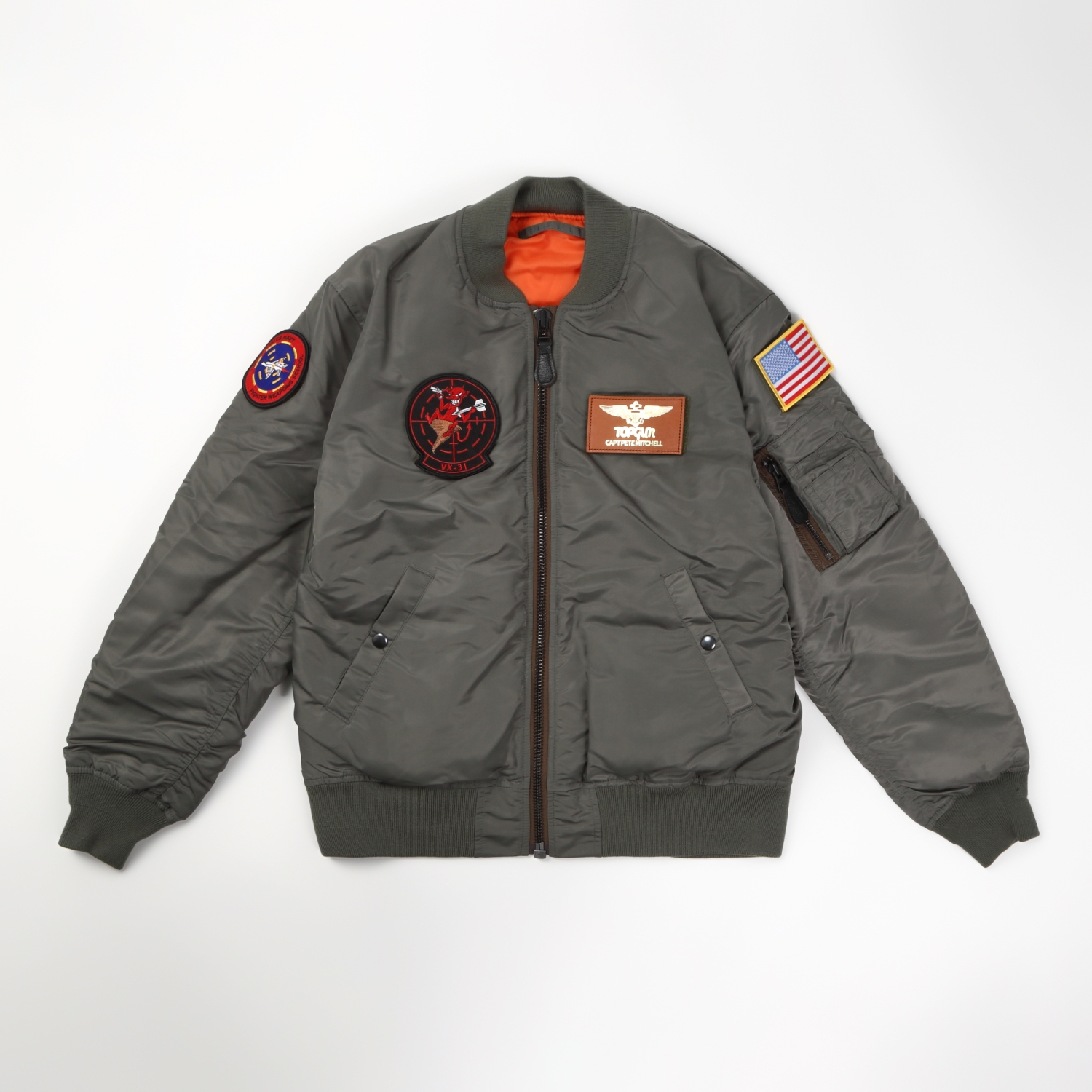 自衛隊グッズ BUZZ RICKSON MA-1 TOPGUN 仕様 カスタムフライト