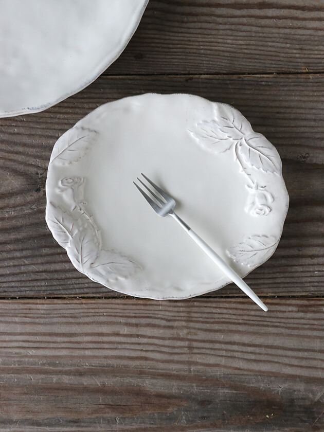 VIRGINIA CASA ROMANTICAデザートプレート ホワイト - サラグレース