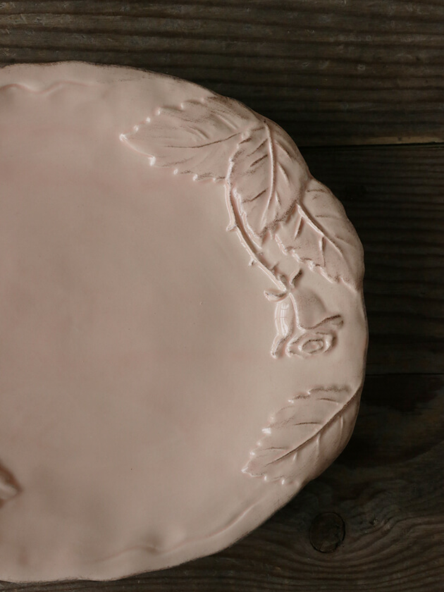 Virginia Casa ROMANTICA デザートプレート23cm ピンク