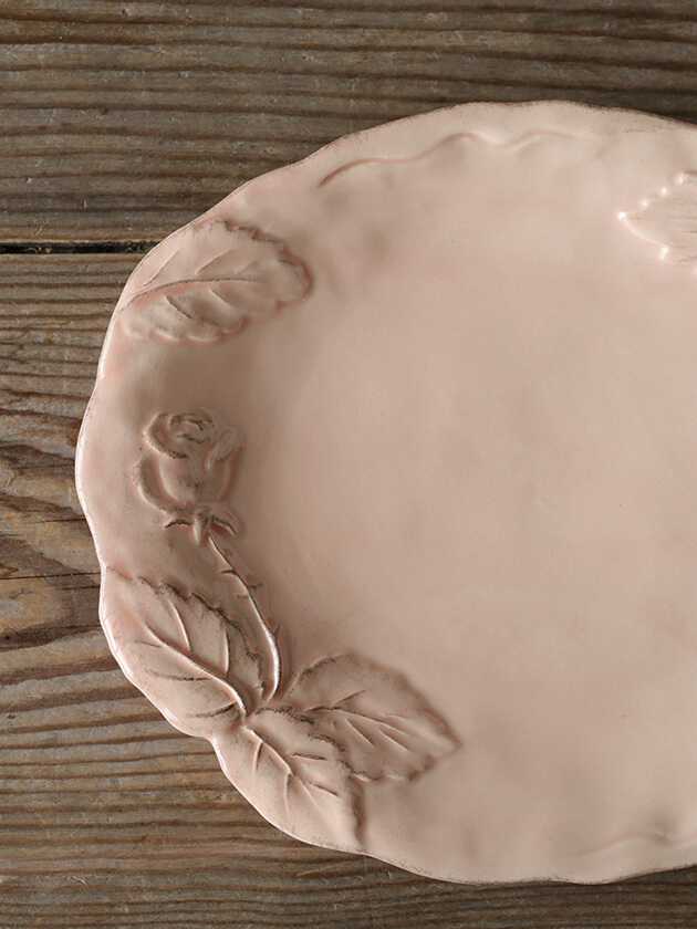 Virginia Casa ROMANTICA デザートプレート23cm ピンク