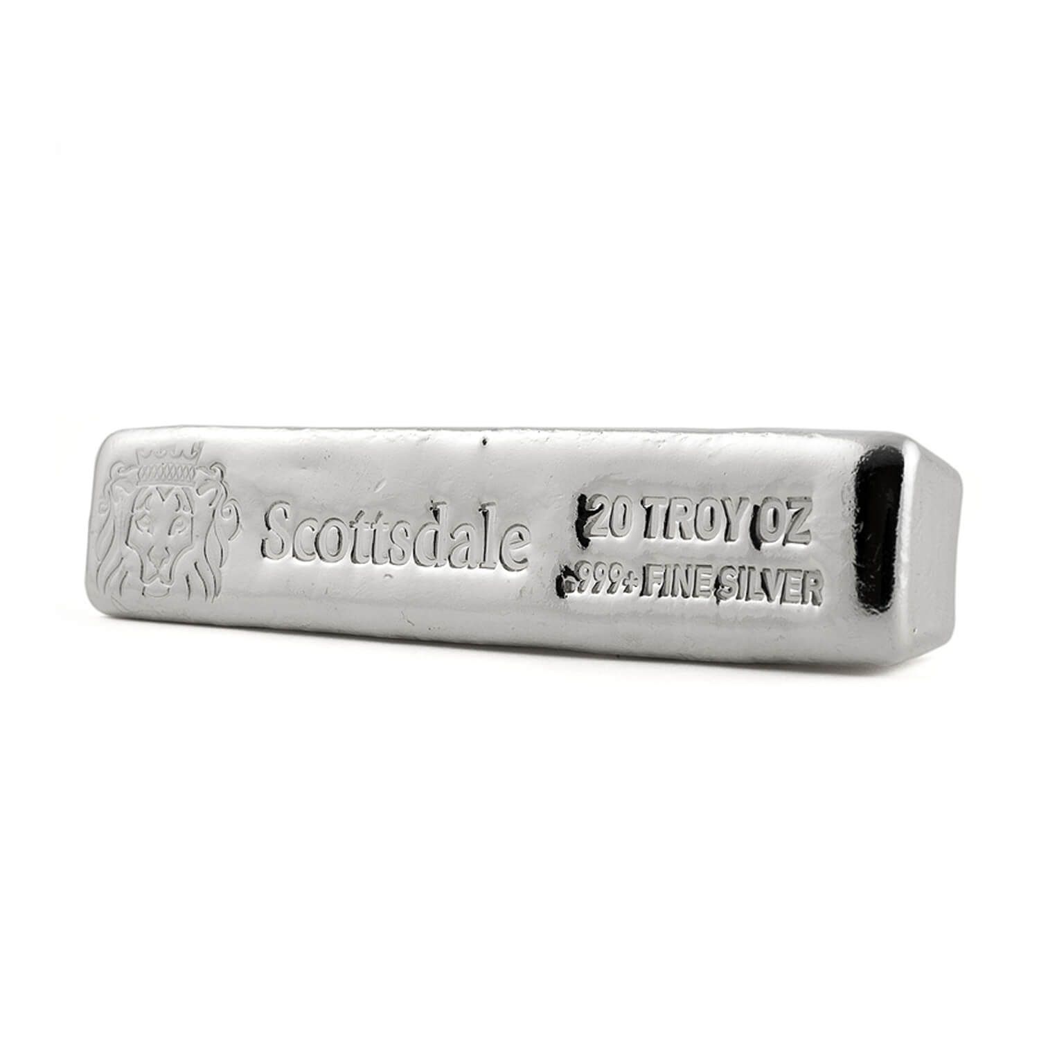 Scottsdale CL20 20 oz Silver Cast Bullion Bar | Secondary Market