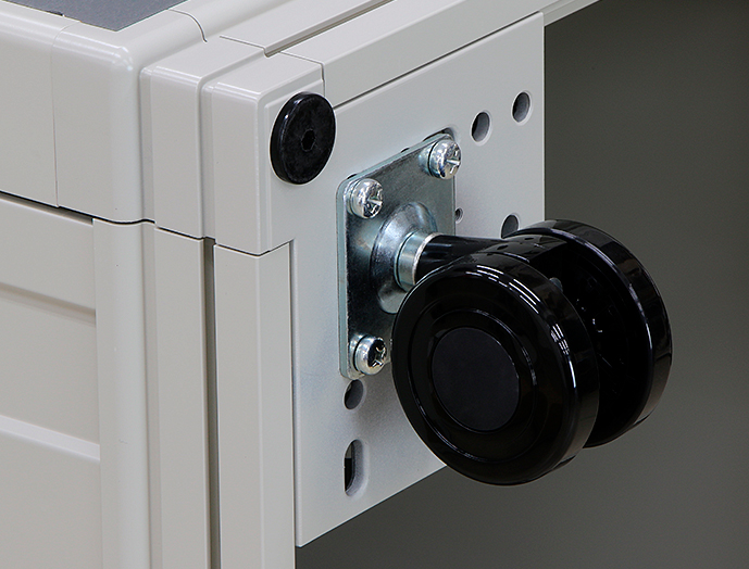 キャビネットラック FDC シリーズ FDC-2001-650B｜19インチラック