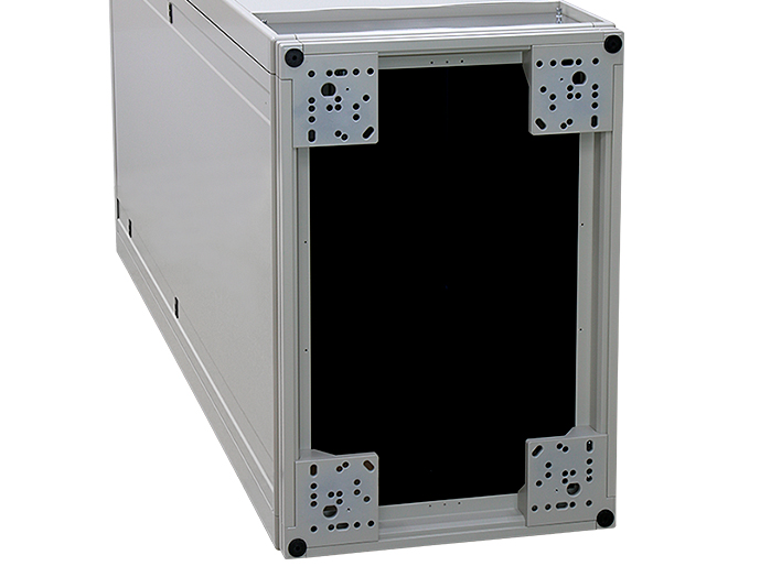 キャビネットラック FDC シリーズ FDC-1251-550W｜19インチラック