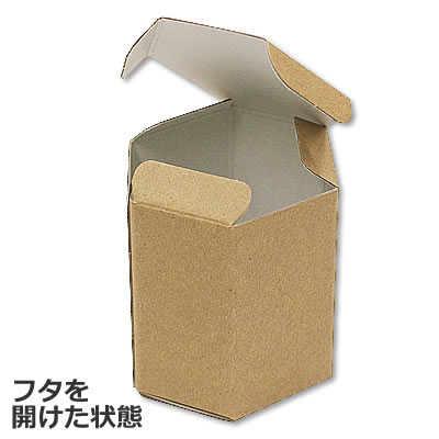 六角カートン クラフト 75×78×75: 中箱・カートン｜包装資材・梱包資材