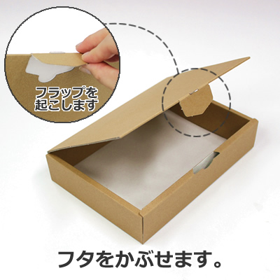 ケースN式 クラフト 259×161×52: ギフトボックス・外箱｜包装資材