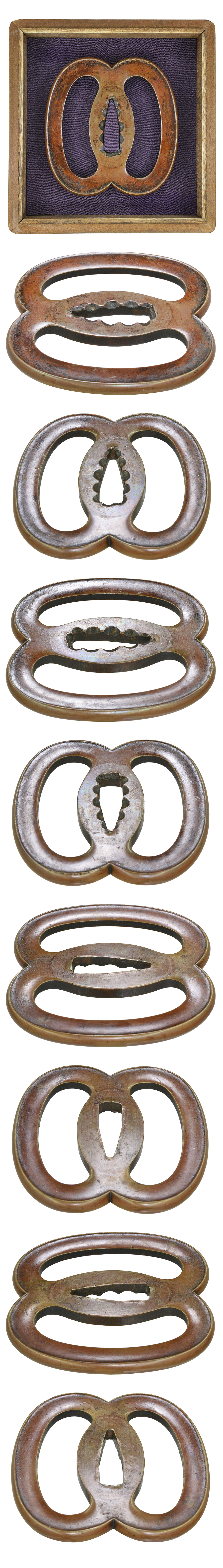 鍔 無銘 肥後 左右海鼠透鍔(TU-150320)｜刀・日本刀の販売なら日本刀