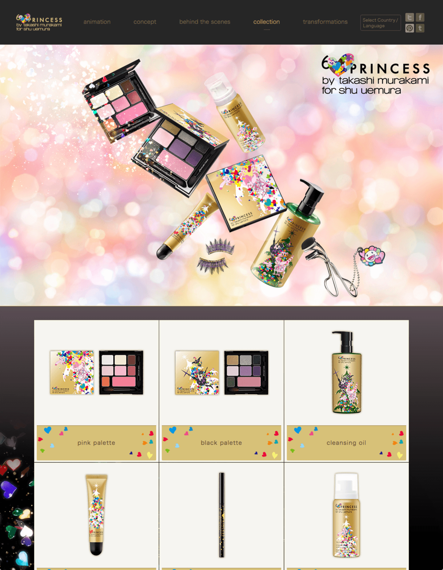 6♡PRINCESS by Takashi Murakami for Shu Uemura | Semitransparent