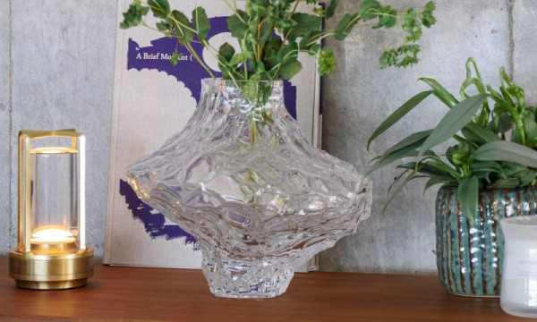 フラワーベース Canyon Vase Large / クリアHein Studio（ハイン