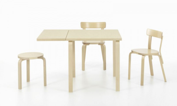 ドロップリーフテーブル DL81C W79/112.5×D75cm / バーチArtek