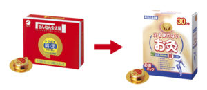 オンラインショップより「新商品」と「パッケージ統一」「パッケージ