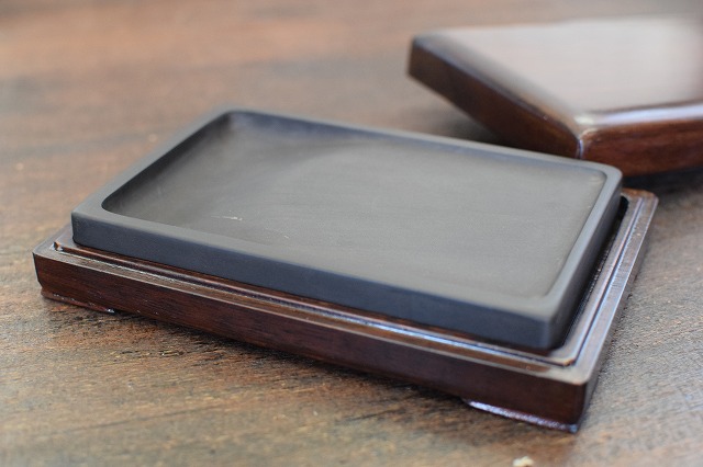 麻子坑 長方硯 6インチ - 習字セット・習字道具販売 習字屋