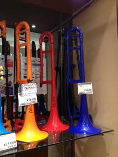 金管楽器】大人気プラスチックトロンボーン「p BONE」店頭で試せます