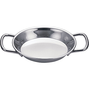 ステンレス ミニ パエリアパン Lサイズ - 調理器具のSHOKUBI