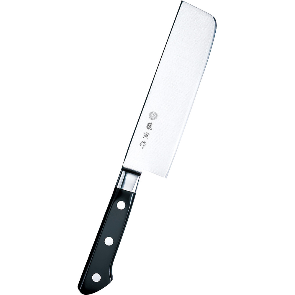 藤寅作 DPコバルト合金鋼割込 口金付 牛刀 FU-807 180mm - 調理器具の