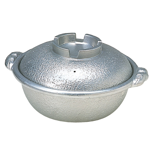 アルミ合金白仕上 電磁用 土鍋風鍋 30cm - 調理器具のSHOKUBI