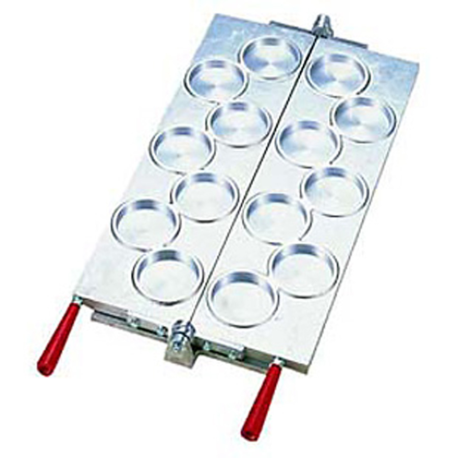 蜜元研究所 蜜元式 焼饅頭機 2連 LPガス 大判焼 φ78mm - 調理器具のSHOKUBI