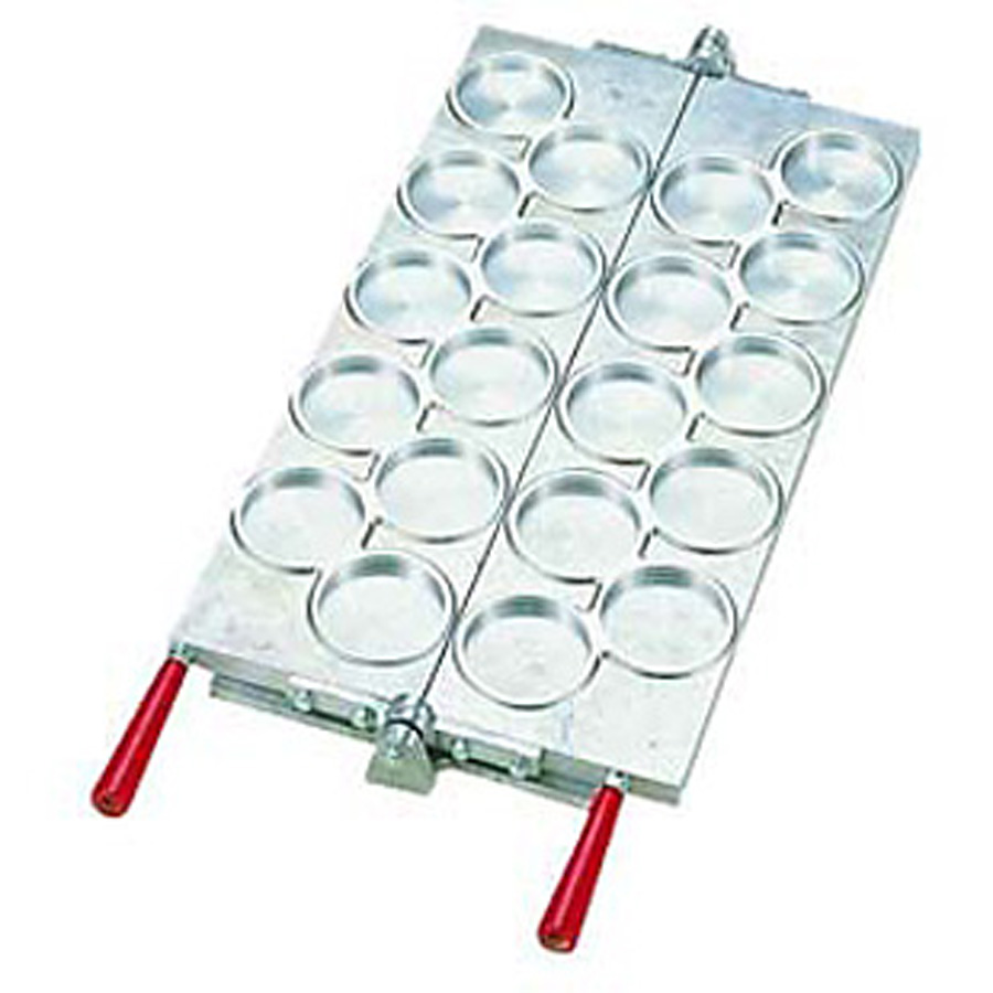 蜜元研究所 蜜元式 焼饅頭機 2連 LPガス 大判焼 φ74mm - 調理器具のSHOKUBI