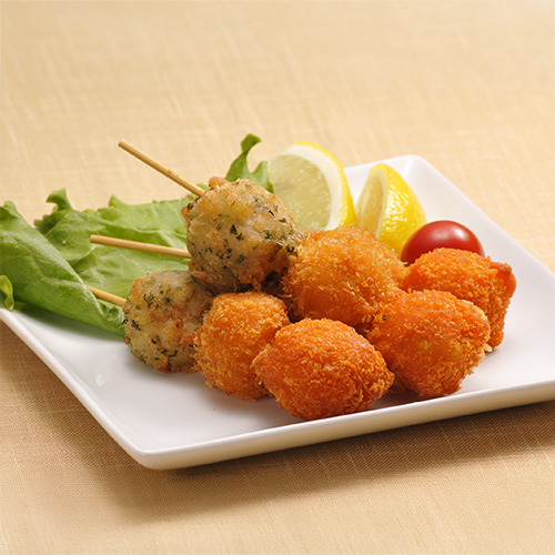 ケーオー産業 海鮮団子串(たこ・えび・いか)450g 10本|業務用食品