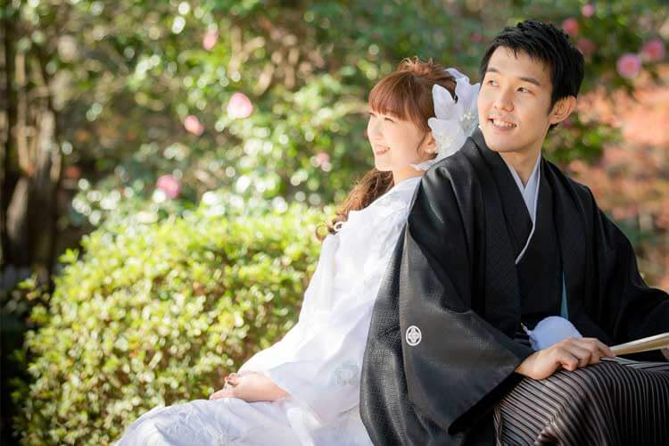 和装2点フォトウエディングプラン｜北九州・小倉北区の結婚式場 松柏園