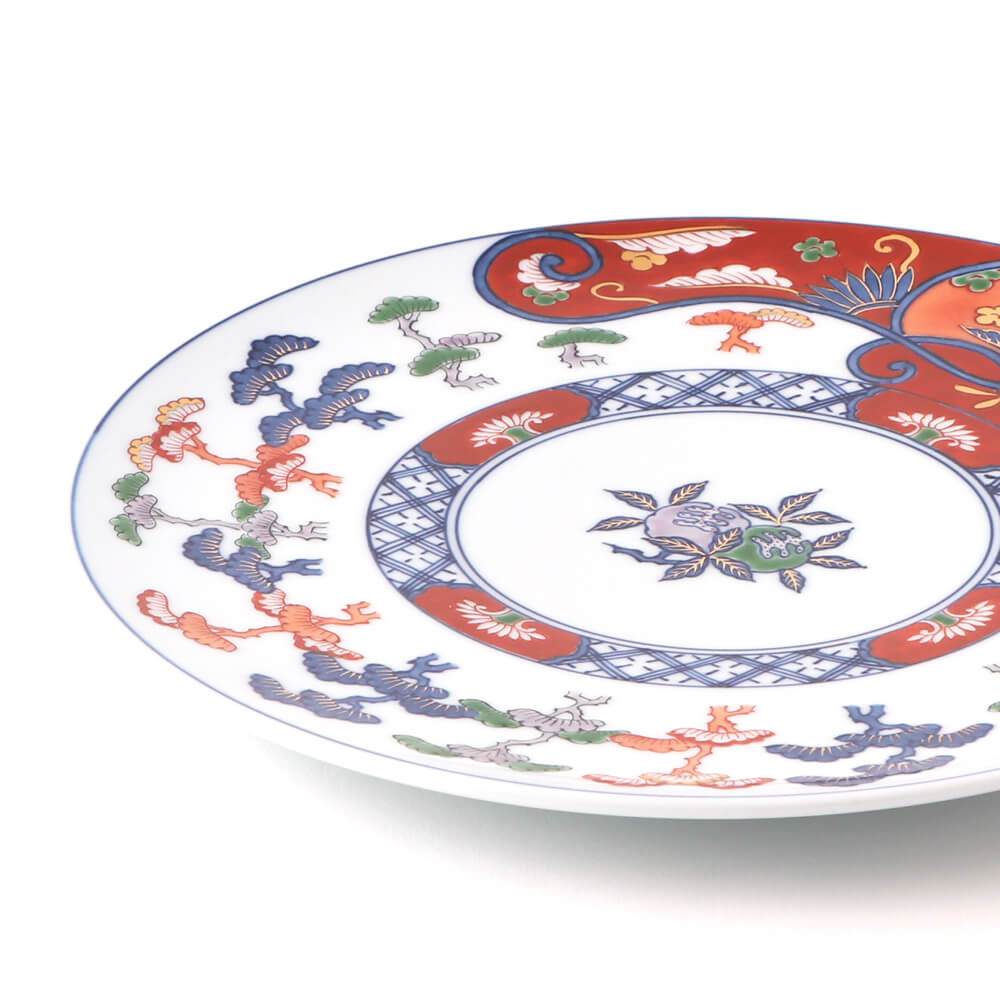 古伊万里風松絵 皿（24cm） ｜ 有田焼の源右衛門窯公式オンラインショップ