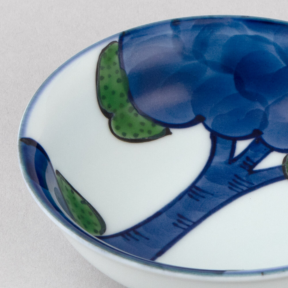 染錦大樹 小皿 ｜ 有田焼の源右衛門窯公式オンラインショップ