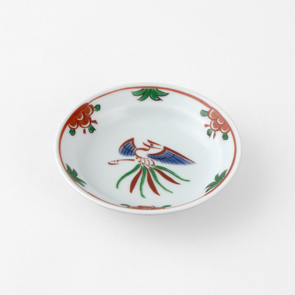 赤呉須花鳥 小皿 ｜ 有田焼の源右衛門窯公式オンラインショップ